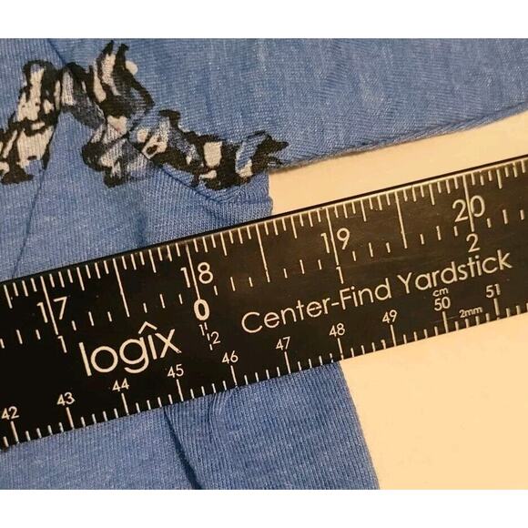 Grateful Dead T Shirt Size Large Blue All Over Print Rock & Roll Hall Of Fame - Picture 4 of 5